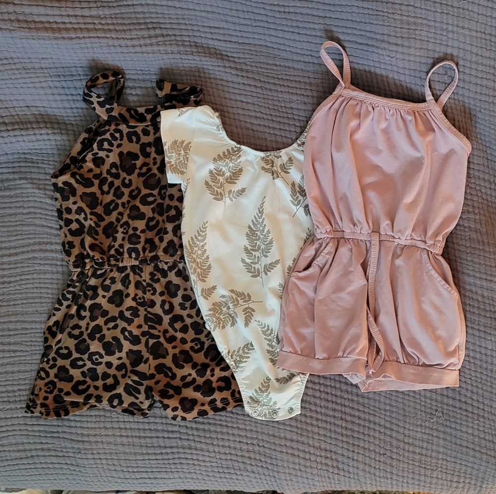 Bailey's Blossoms rompers